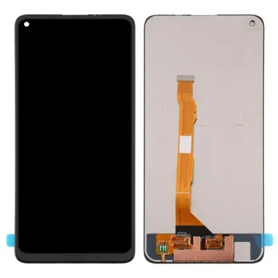 LCD with Touch Screen for Vivo Z5x 2020 - White (display glass combo folder) by Sparestream