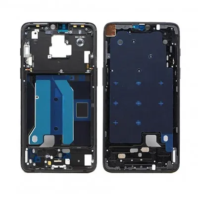 LCD Frame Middle Chassis for OnePlus 6 - Black by Sparestream