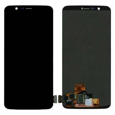 LCD with Touch Screen for OnePlus 5T - Black (display glass combo folder) by Sparestream