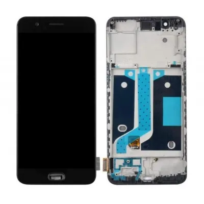 LCD with Touch Screen for OnePlus 5 - Black (display glass combo folder) by Sparestream
