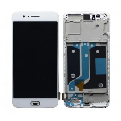LCD with Touch Screen for OnePlus 5 - White (display glass combo folder) by Sparestream