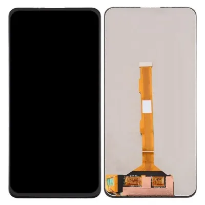LCD with Touch Screen for Vivo V15 - Red (display glass combo folder) by Sparestream