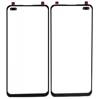 Front Glass for Oppo F17 Pro - Black by Sparestream