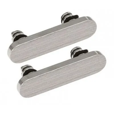 Volume Side Button Outer for Apple iPhone 15 Pro Max White - Plastic Key by Sparestream