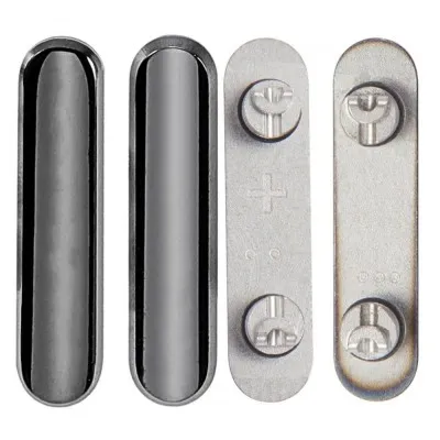 Volume Side Button Outer for Apple iPhone 11 Pro Max Silver - Plastic Key by Sparestream