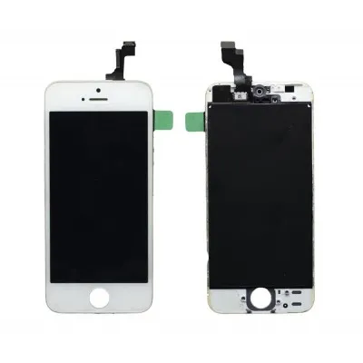 LCD with Touch Screen for Apple iPhone SE - White (display glass combo folder) by Sparestream