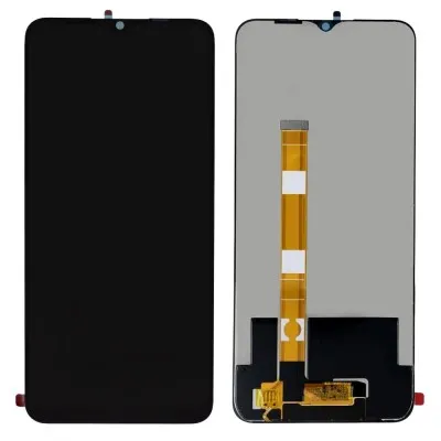 LCD with Touch Screen for Oppo A15s - White (display glass combo folder) by Sparestream