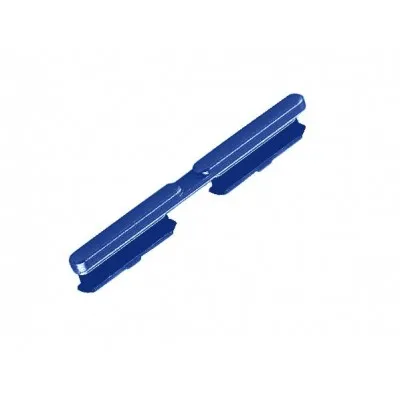 Volume Side Button Outer for Oppo Reno 2 Blue - Plastic Key by Sparestream