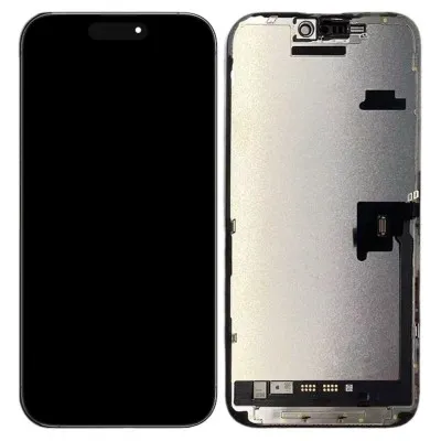 LCD with Touch Screen for Apple iPhone 16 Pro Max - Black (display glass combo folder) by Sparestream