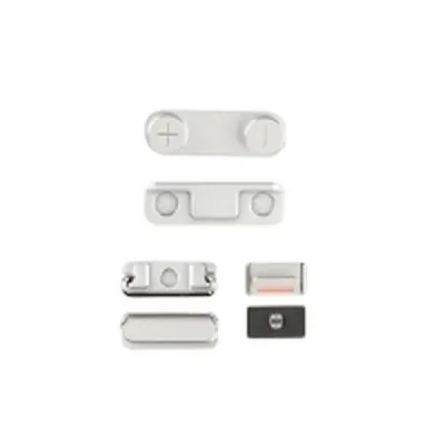 Volume Side Button Outer for Apple iPhone 5 White - Plastic Key by Sparestream