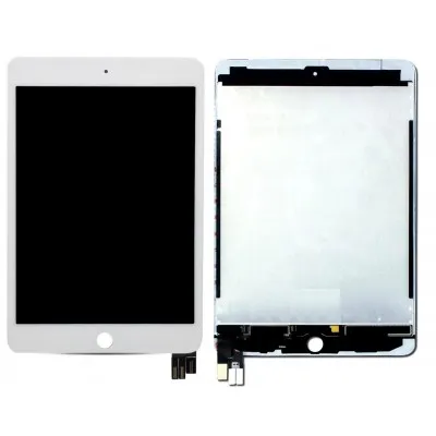 LCD with Touch Screen for Apple iPad 5 Mini 2019 - White (display glass combo folder) by Sparestream