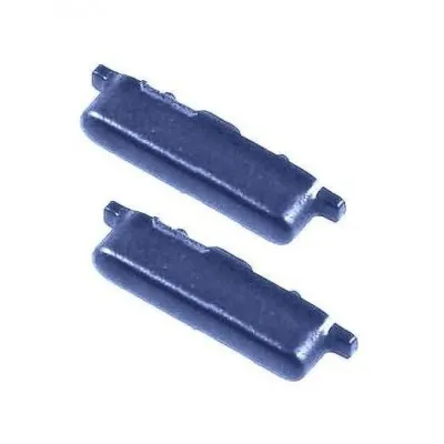 Volume Side Button Outer for Apple iPhone 15 Pro Blue - Plastic Key by Sparestream