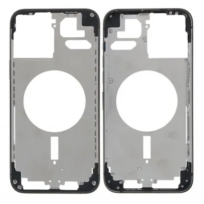 LCD Frame Middle Chassis for Apple iPhone 13 Pro Max - Black by Sparestream