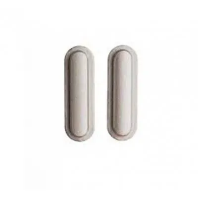 Volume Side Button Outer for Apple iPad 10.2 Silver - Plastic Key by Sparestream