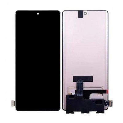 LCD with Touch Screen for Vivo V27 Pro - Black (display glass combo folder) by Sparestream