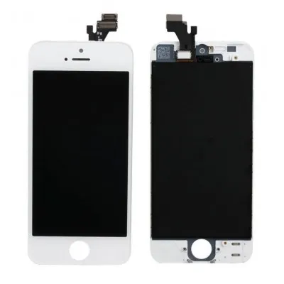 LCD with Touch Screen for Apple iPhone 5s - White (display glass combo folder) by Sparestream