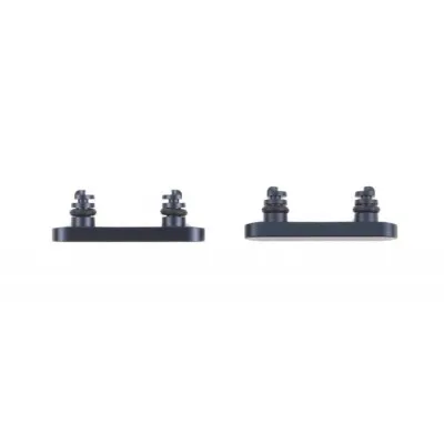 Volume Side Button Outer for Apple iPhone 12 Mini Black - Plastic Key by Sparestream
