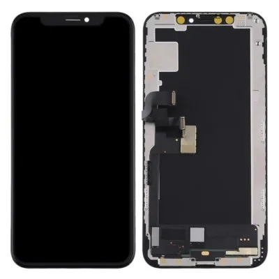 LCD with Touch Screen for Apple iPhone XS - Gold (display glass combo folder) by Sparestream