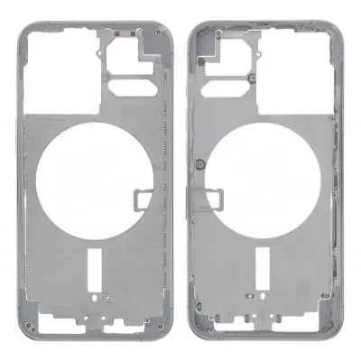LCD Frame Middle Chassis for Apple iPhone 13 pro - Silver By Sparestream