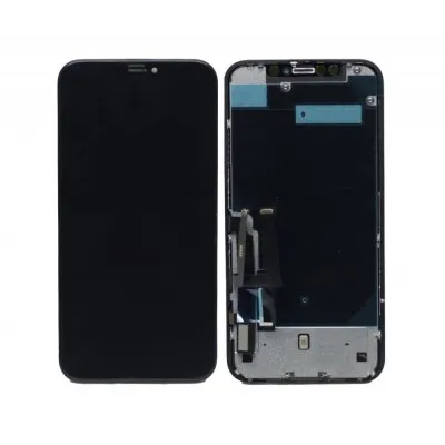 LCD with Touch Screen for Apple iPhone XR - White (display glass combo folder) by Sparestream