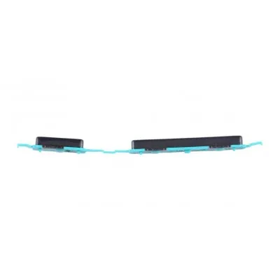 Volume Side Button Outer for Samsung Galaxy M30s Black - Plastic Key by Sparestream