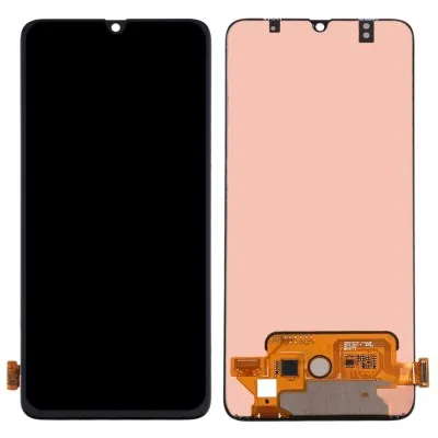 LCD with Touch Screen for Samsung Galaxy A70s - White (display glass combo folder) by Sparestream
