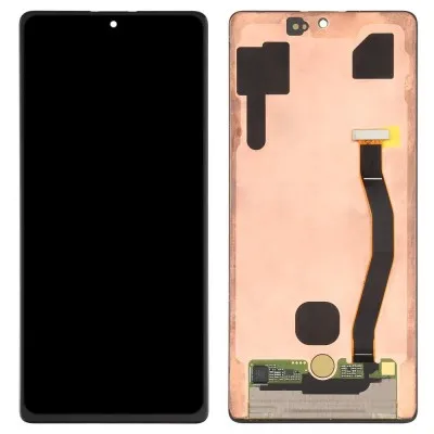LCD with Touch Screen for Samsung Galaxy S10 Lite - Black (display glass combo folder) by Sparestream