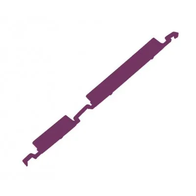 Volume Side Button Outer for Vivo Y17 2019 Purple - Plastic Key by Sparestream