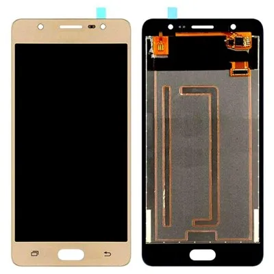 LCD with Touch Screen for Samsung Galaxy J7 Max - Gold (display glass combo folder) by Sparestream
