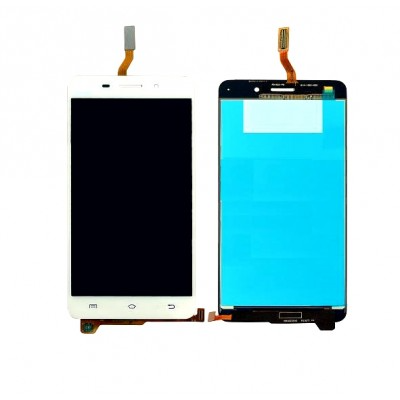 LCD with Touch Screen for Vivo V1 Max - White (display glass combo folder) by Sparestream