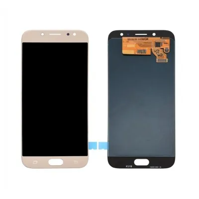 LCD with Touch Screen for Samsung Galaxy J7 2017 - Gold (display glass combo folder) by Sparestream