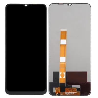 LCD with Touch Screen for Oppo A16 - White (display glass combo folder) by Sparestream