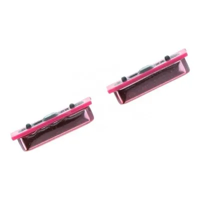 Volume Side Button Outer for Samsung Galaxy A7 2018 Pink - Plastic Key by Sparestream