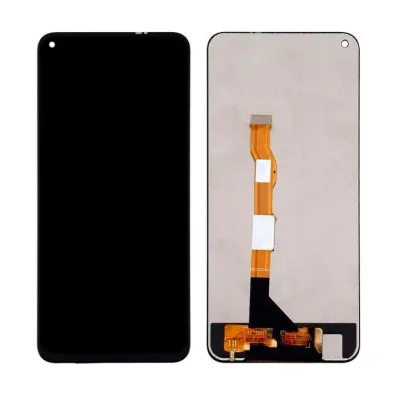 LCD with Touch Screen for Vivo Y30 - White (display glass combo folder) by Sparestream