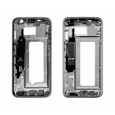 LCD Frame Middle Chassis for Samsung Galaxy S7 Edge - Black by Sparestream