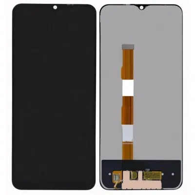 LCD with Touch Screen for Vivo T1x 4G - Blue (display glass combo folder) by Sparestream