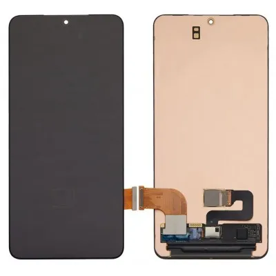 LCD with Touch Screen for Samsung Galaxy S21 5G - White (display glass combo folder) by Sparestream