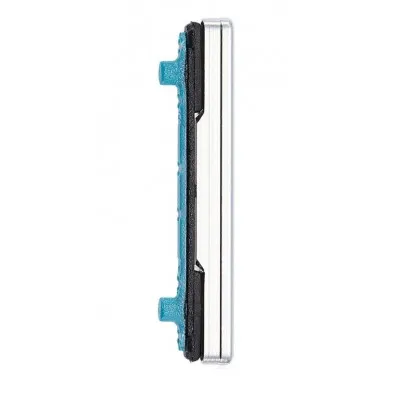Volume Side Button Outer for Samsung Galaxy S21 5G White - Plastic Key by Sparestream