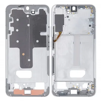 LCD Frame Middle Chassis for Samsung Galaxy S22 plus 5G - White by Sparestream