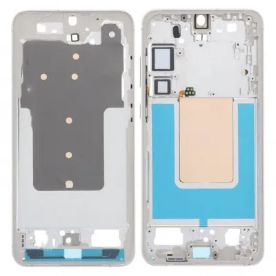 LCD Frame Middle Chassis for Samsung Galaxy S24 Plus 5G - White by Sparestream