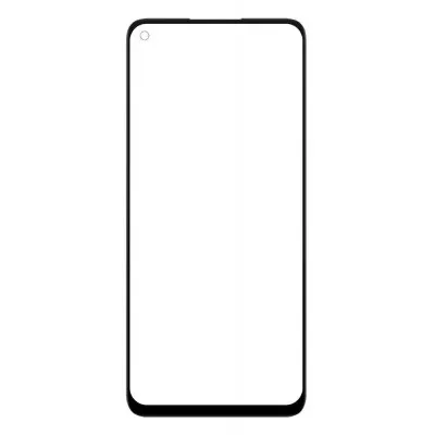 Front Glass for Oppo A96 4G - Black By Sparestream
