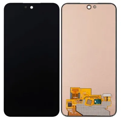 LCD with Touch Screen for Samsung Galaxy A55 5G - Black (display glass combo folder) by Sparestream