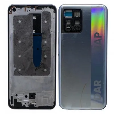Full Body Housing for Realme 8 - Silver by Sparestream