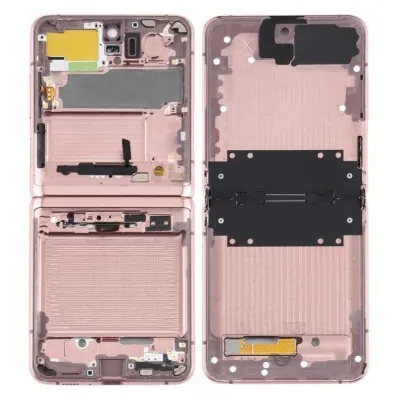 LCD Frame Middle Chassis for Samsung Galaxy Z Flip 5G - White by Sparestream
