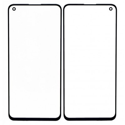 Front Glass for Realme X7 Max 5G - Black by Sparestream