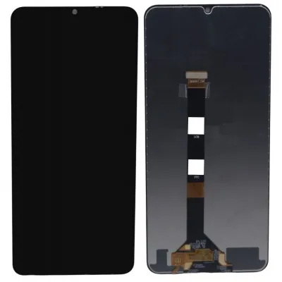 LCD with Touch Screen for Realme C53 India - Black (display glass combo folder) By Sparestream
