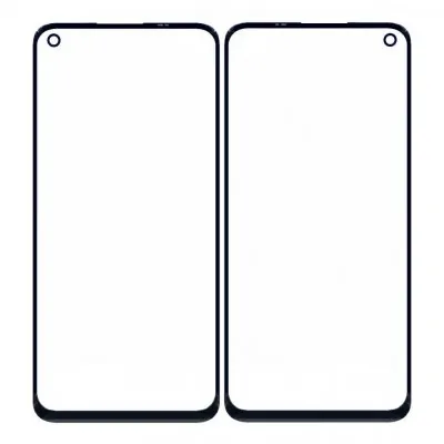 Front Glass for Realme 7 - White by Sparestream