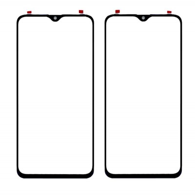 Front Glass for Realme XT - Black by Sparestream