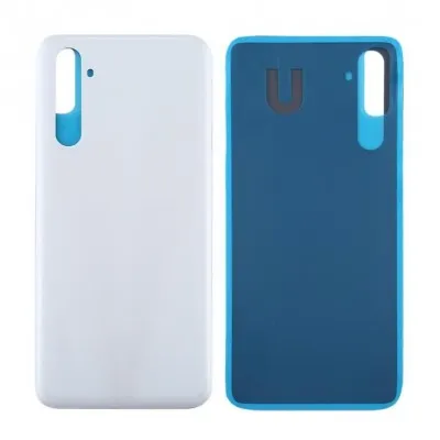Back Panel Cover for Realme 6 - White by Sparestream