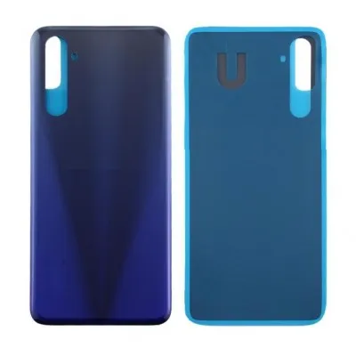 Back Panel Cover for Realme 6 - Black by Sparestream